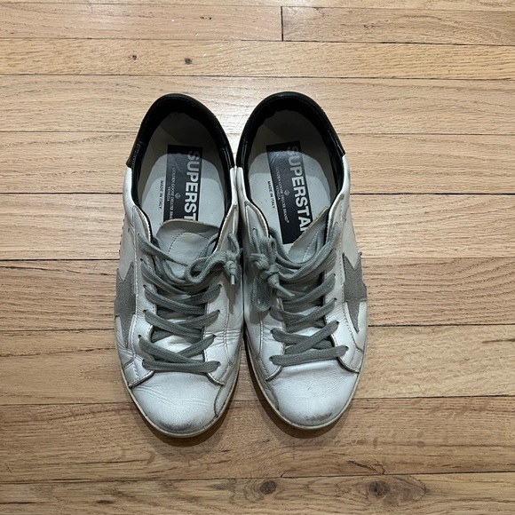 Golden Goose White and Gray Sneakers - Picture 2 of 8